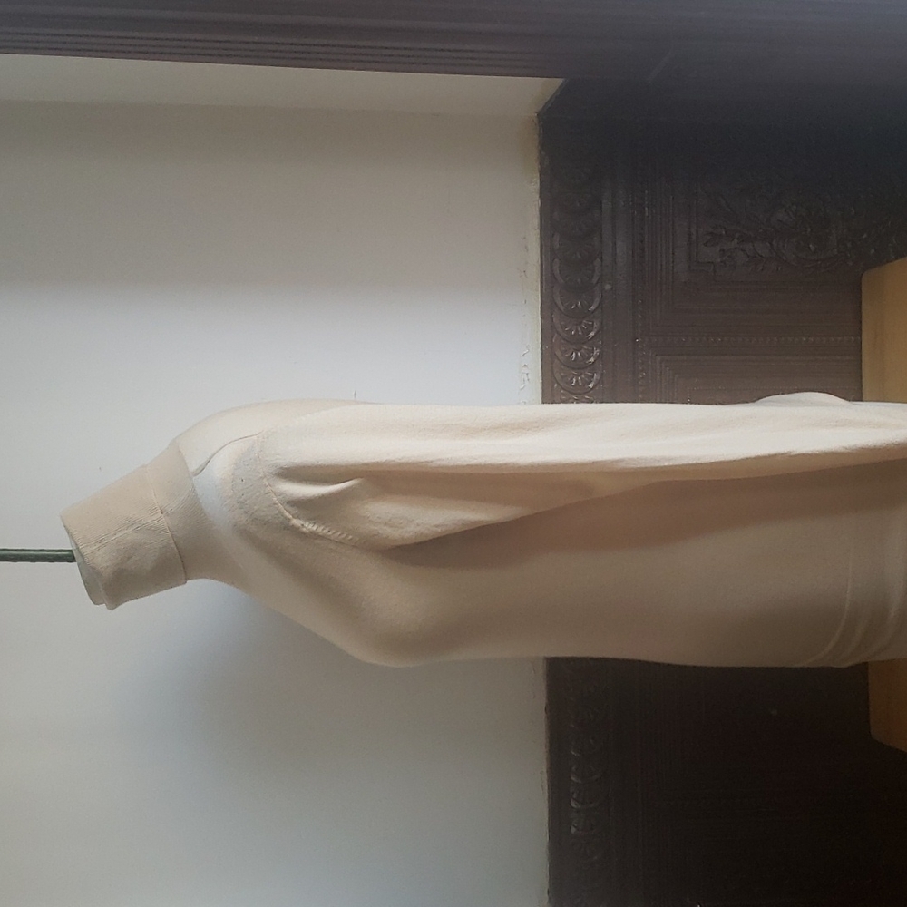 Theory Camel Wool Turtleneck Sz M - image 2